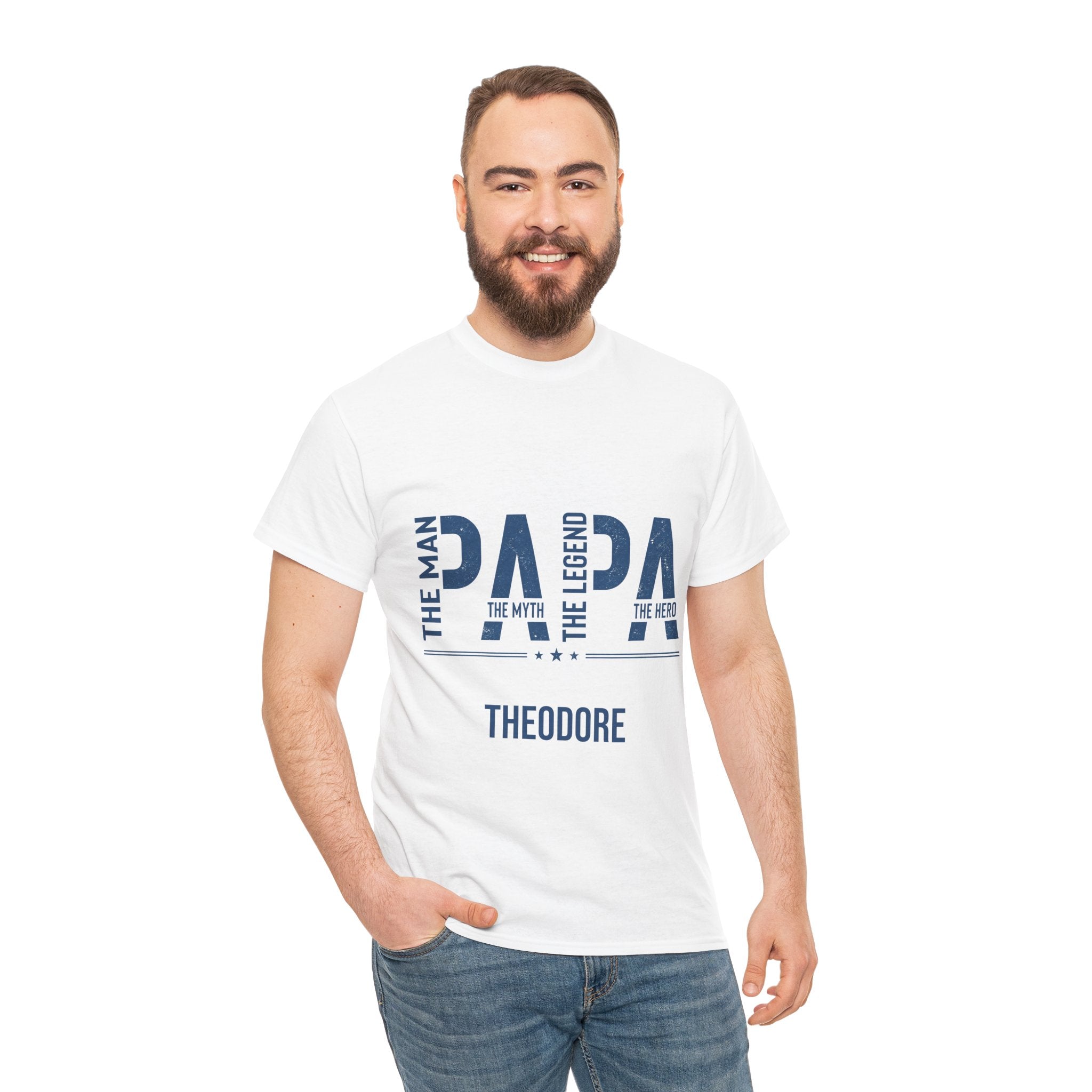 Personalized Dad T-Shirt – The Man The Myth The Legend Dada Tee