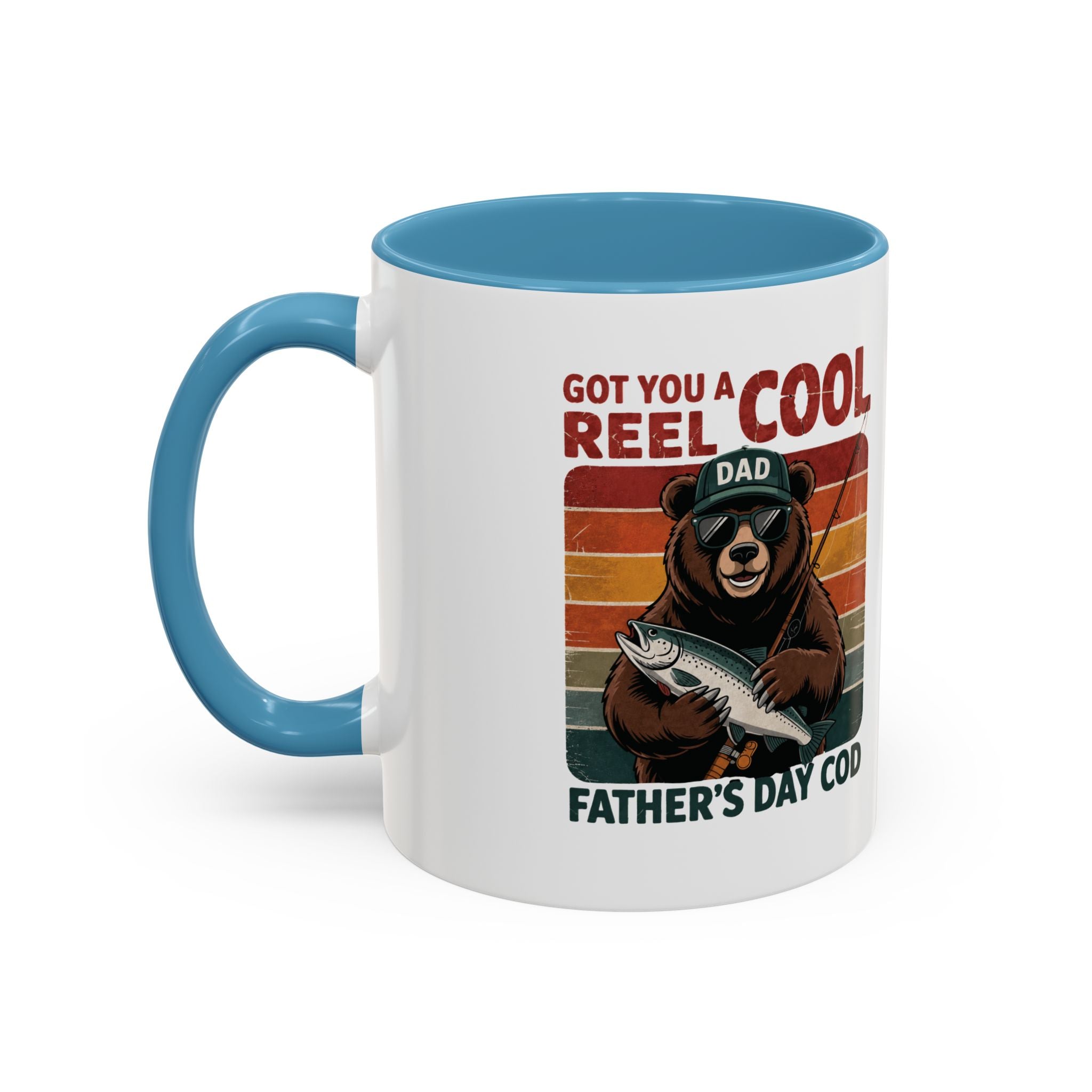 "Reel Cool Dad" Fishing Mug – Funny Father's Day Mug