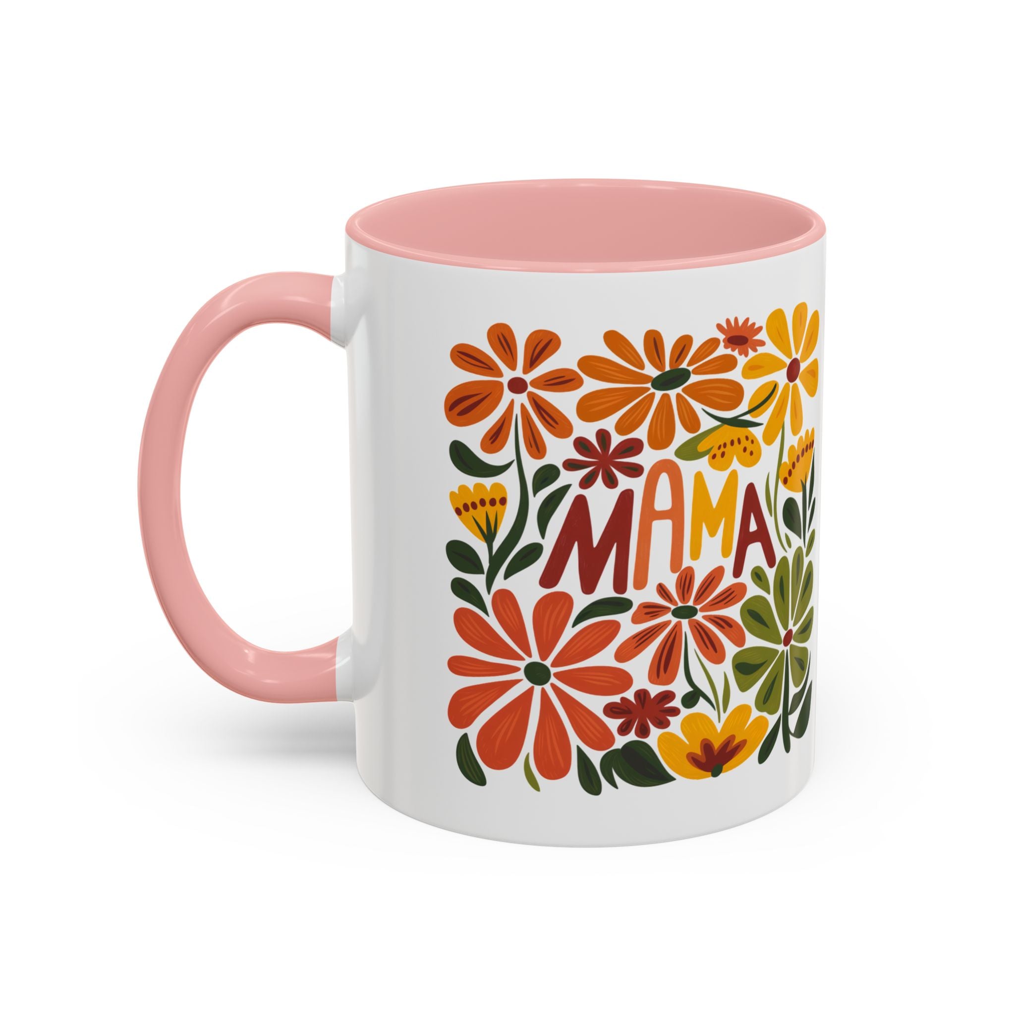 "Mama" Retro Floral Mug – Mother's Day Mug