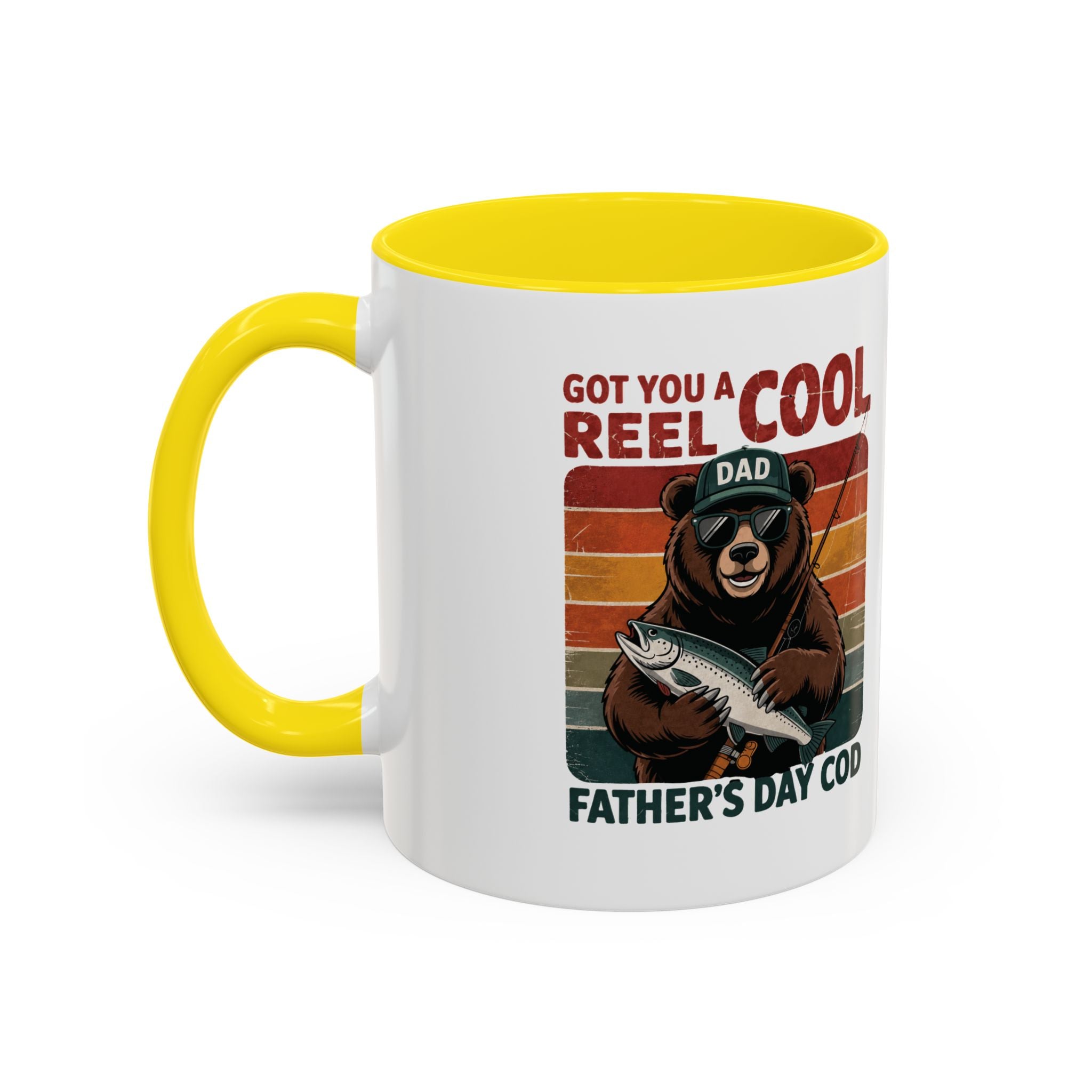 "Reel Cool Dad" Fishing Mug – Funny Father's Day Mug