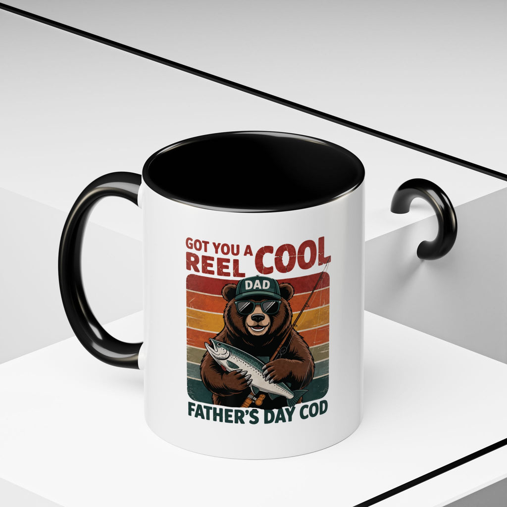 "Reel Cool Dad" Fishing Mug – Funny Father's Day Mug
