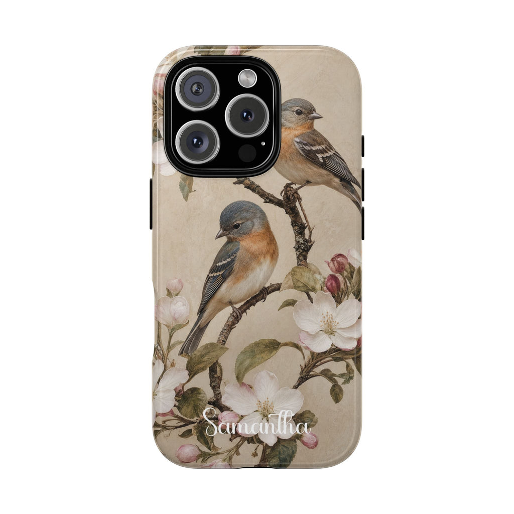 Personalized Vintage Bird Phone Case