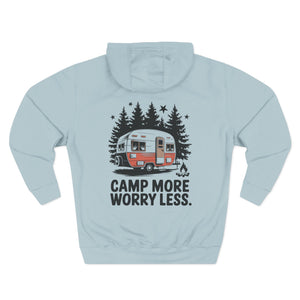 Camp More, Worry Less — Hoodie for Him