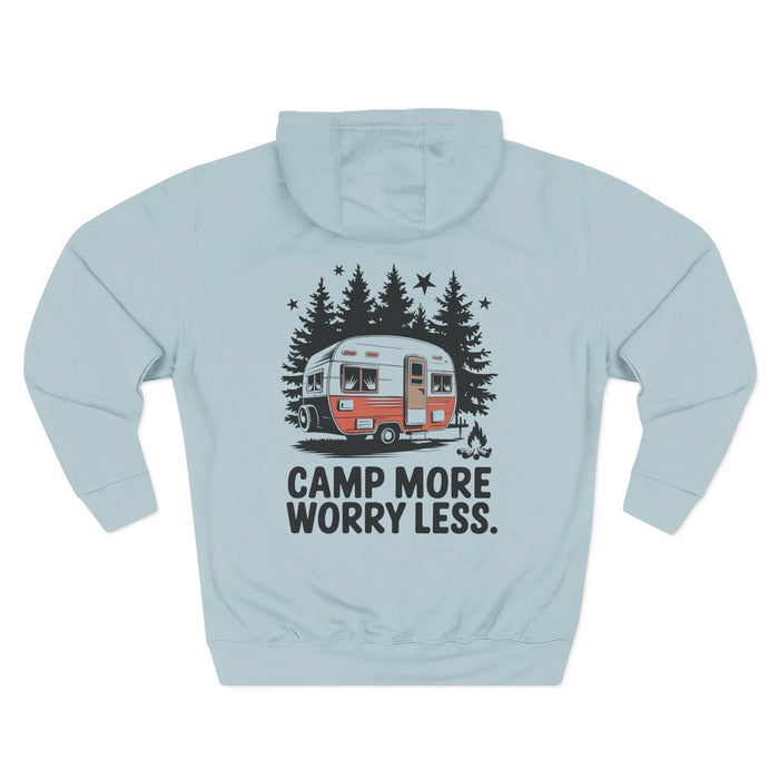 Camp More, Worry Less — Hoodie for Him