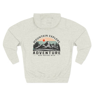 Mountain Explorer – Keep Nature Wild — Personalized Hoodie for Him