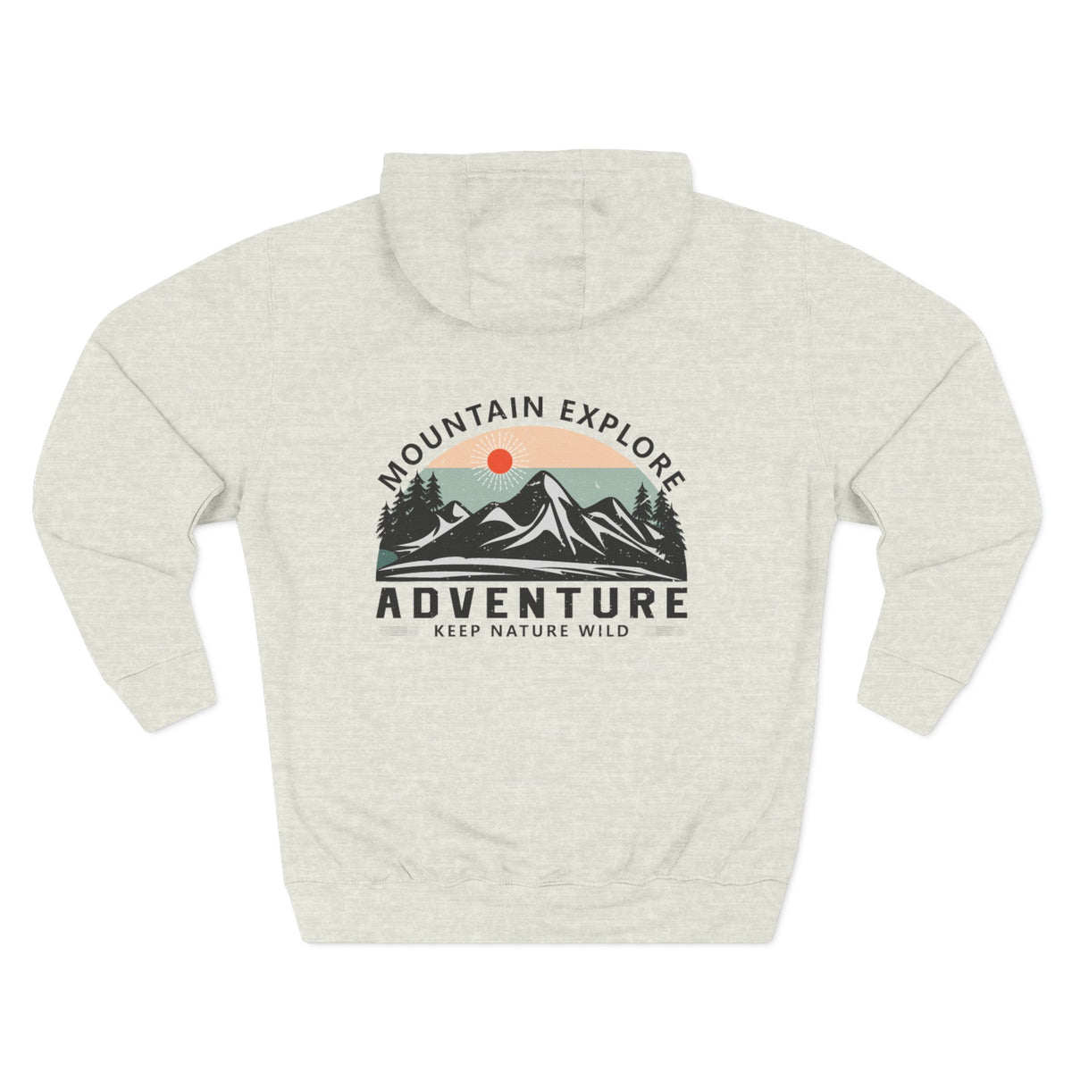 Back view of the personalized hoodie
