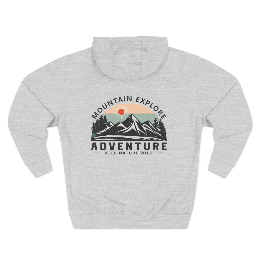 Mountain Explorer – Keep Nature Wild — Personalized Hoodie for Him