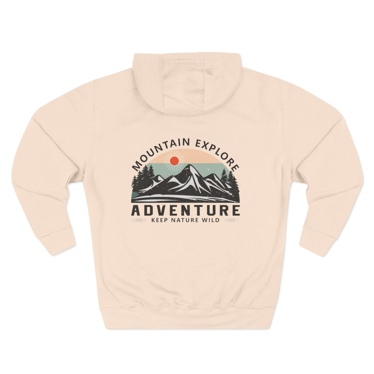 Mountain Explorer – Keep Nature Wild — Personalized Hoodie for Him