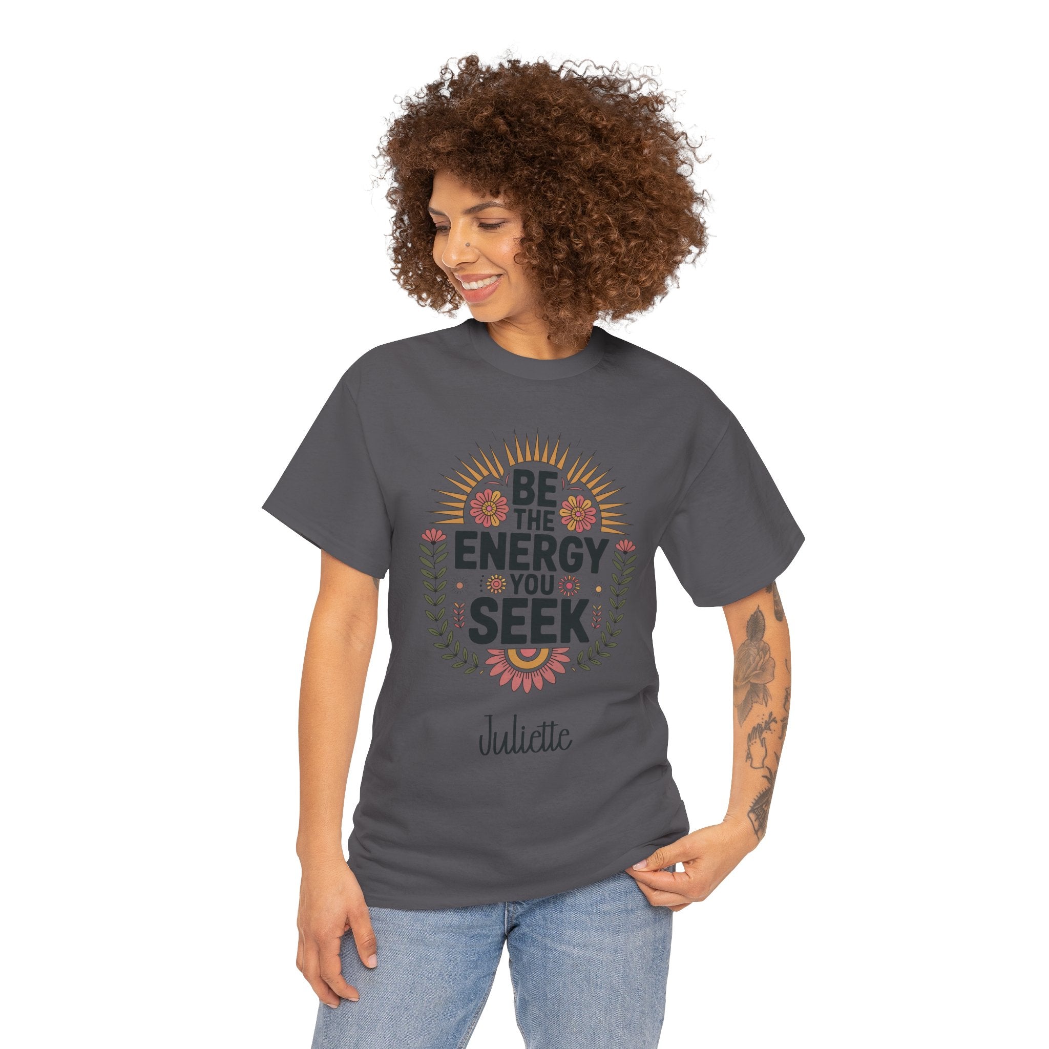 Personalized Be The Energy t-shirt product photo