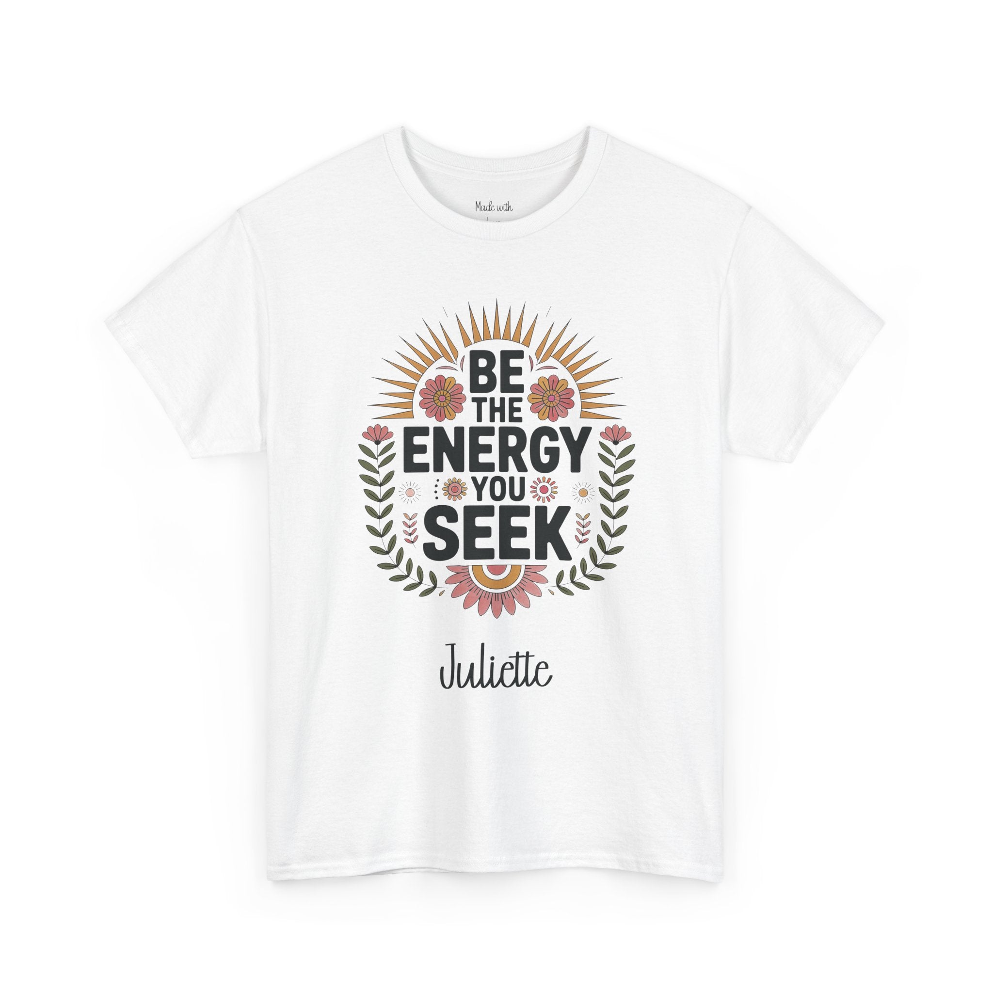 Personalized Be The Energy t-shirt product photo