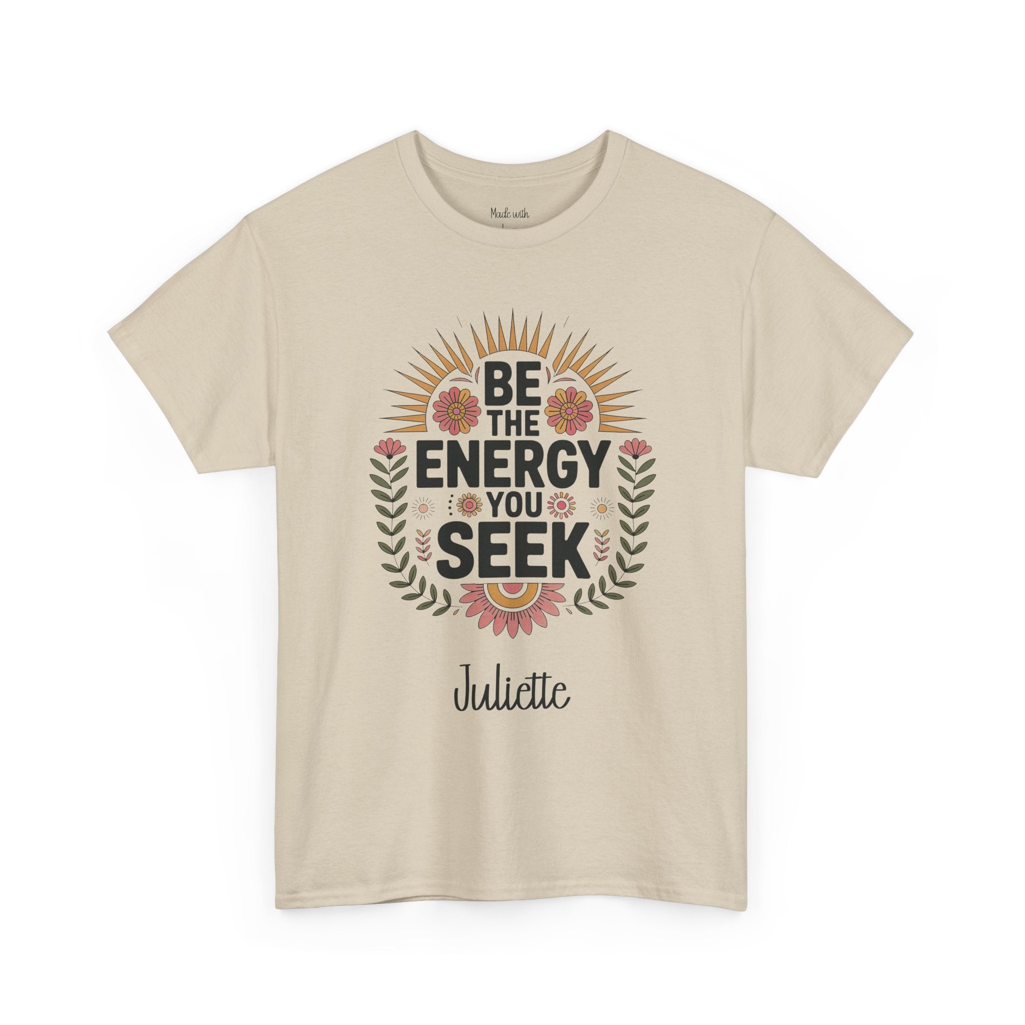Personalized Be The Energy t-shirt product photo