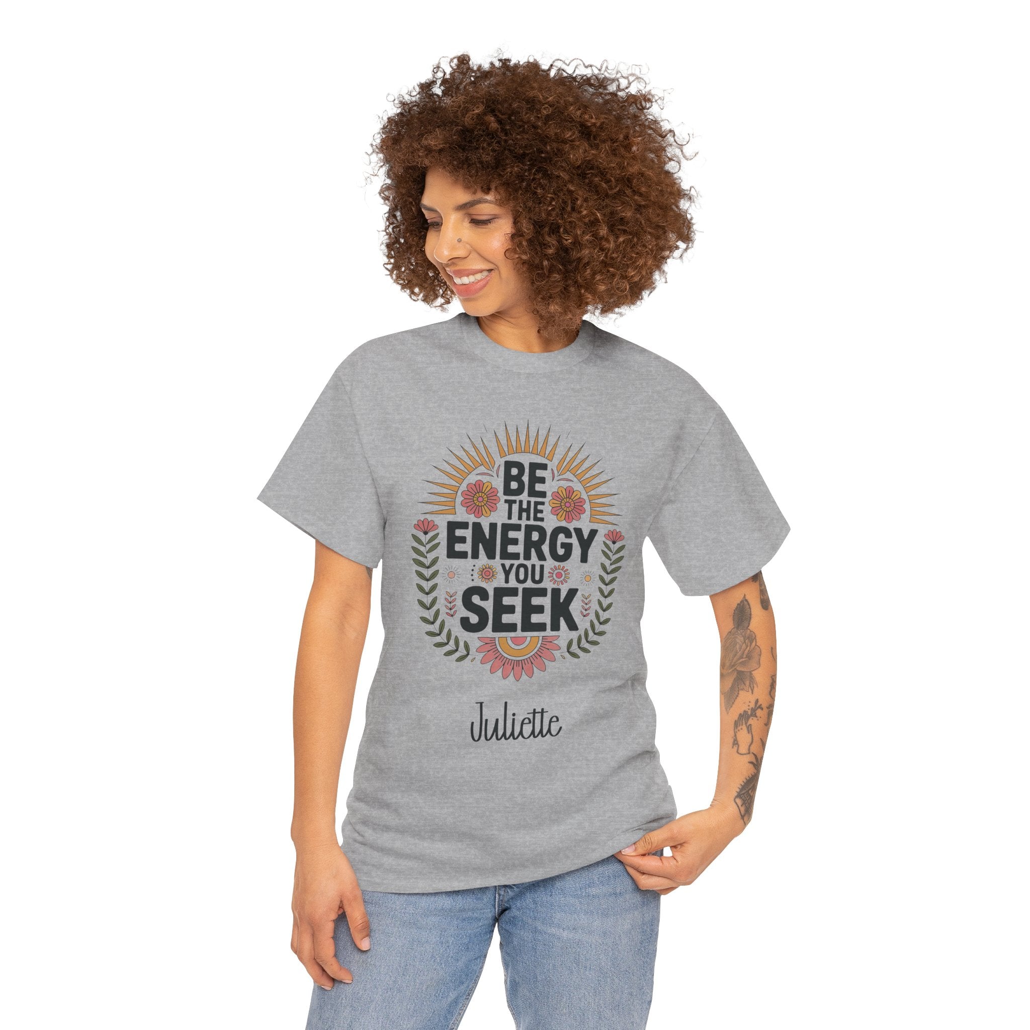 Personalized Be The Energy t-shirt product photo