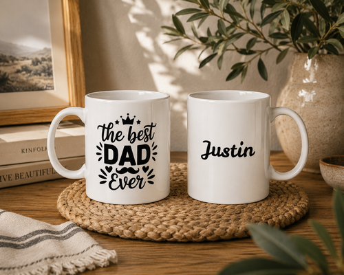 Mug size options showing 11 oz and 15 oz