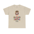 Personalized Blessed Mom t-shirt product photo