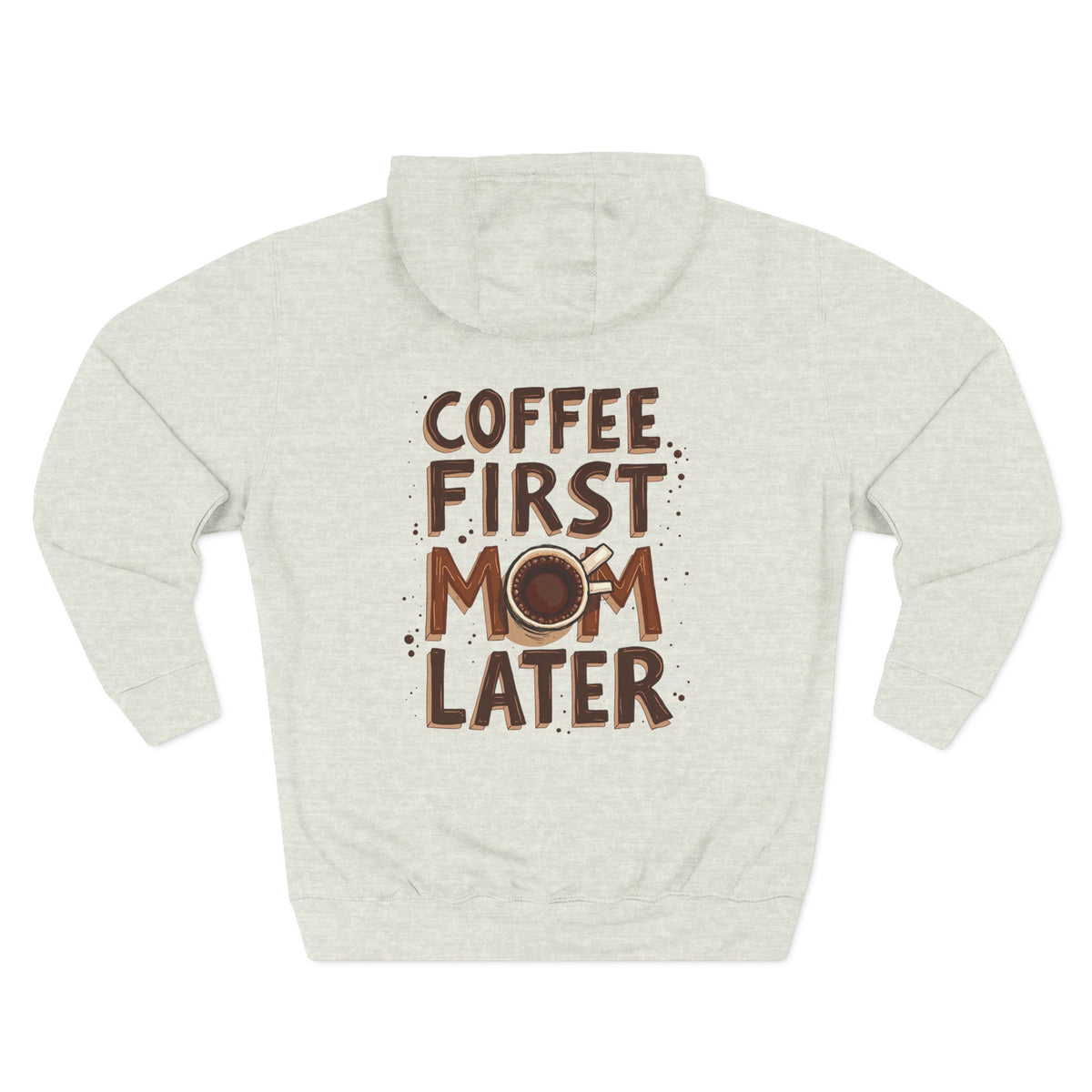Back view of the personalized hoodie