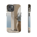 Custom bird and blossom phone case, main design view