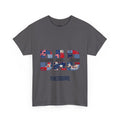 Dad Husband Hero Legend t-shirt shown in another color