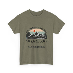 Personalized Mountain Explore T-Shirt – Keep Nature Wild Tee
