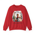 Red personalized Letter to Santa Family Christmas sweatshirt, front view
