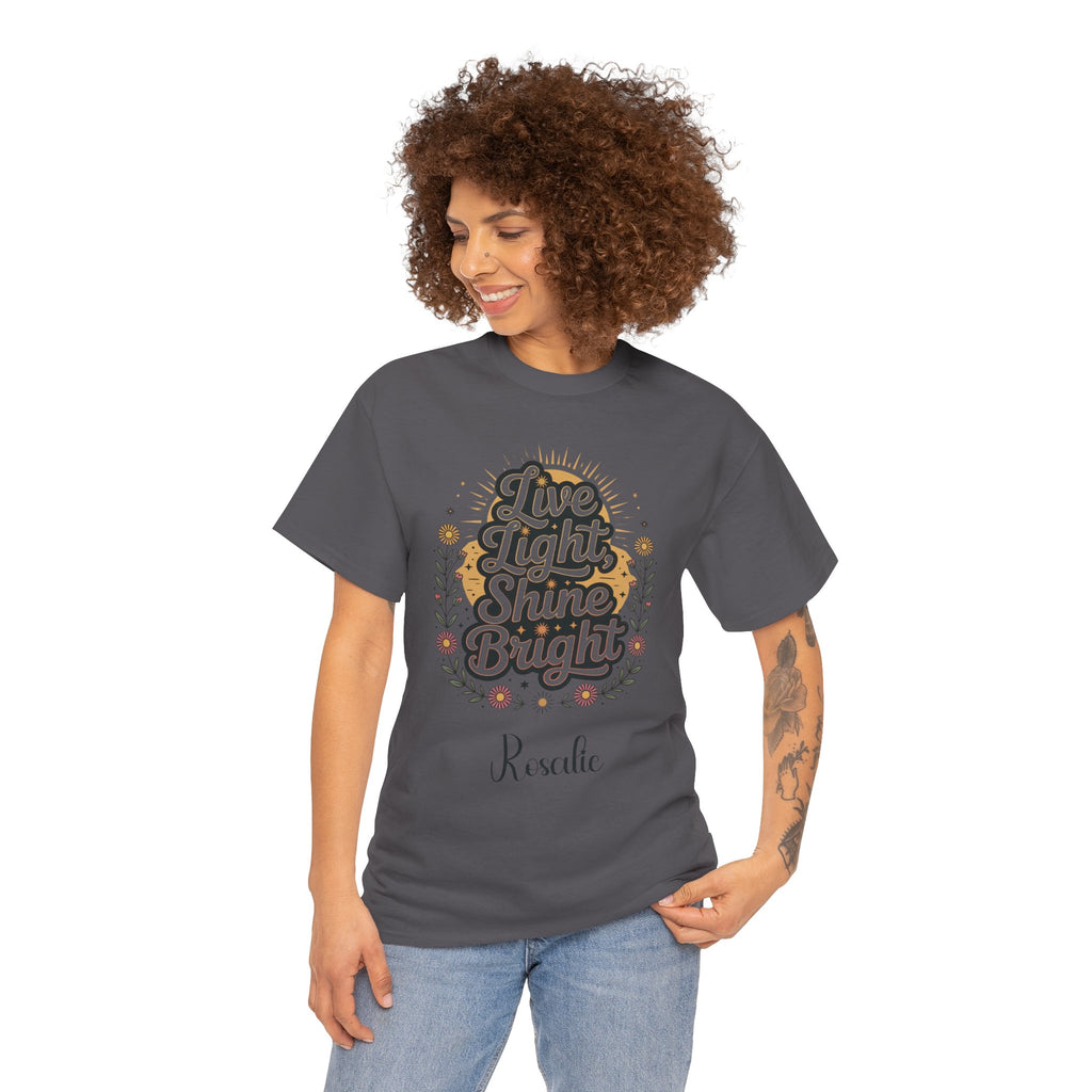 Personalized Live Light Shine Bright t-shirt product photo