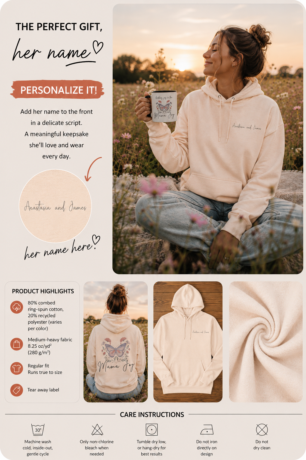 Mama Joy — Personalized Hoodie for Mom