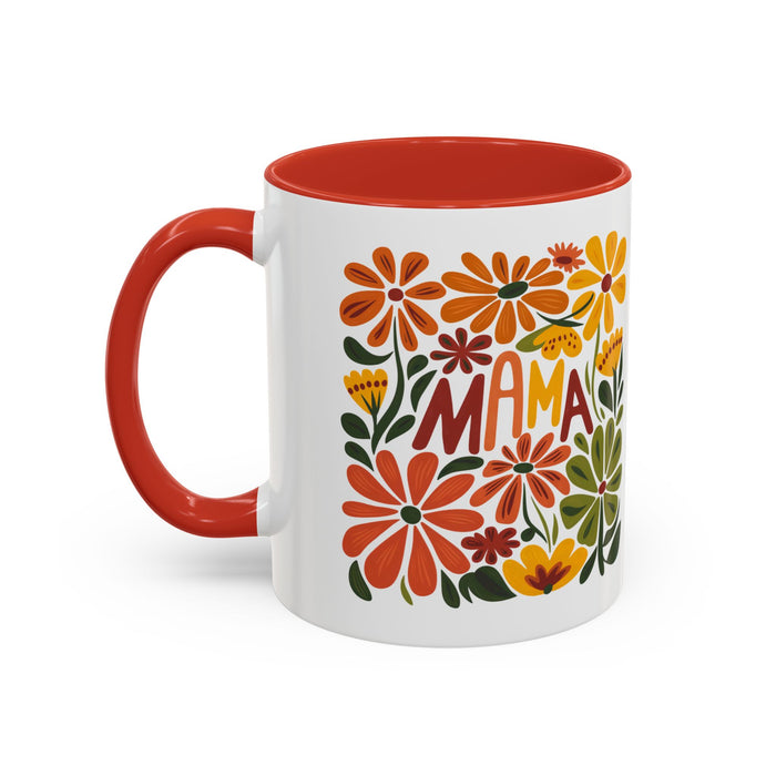 "Mama" Retro Floral Mug – Mother's Day Mug