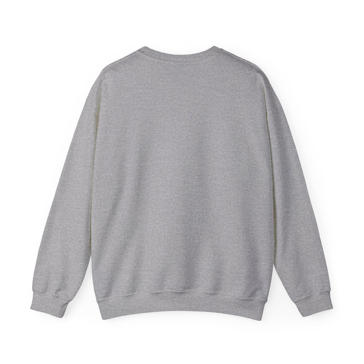 Sport Grey personalized Merry Christmas sweatshirt, back view