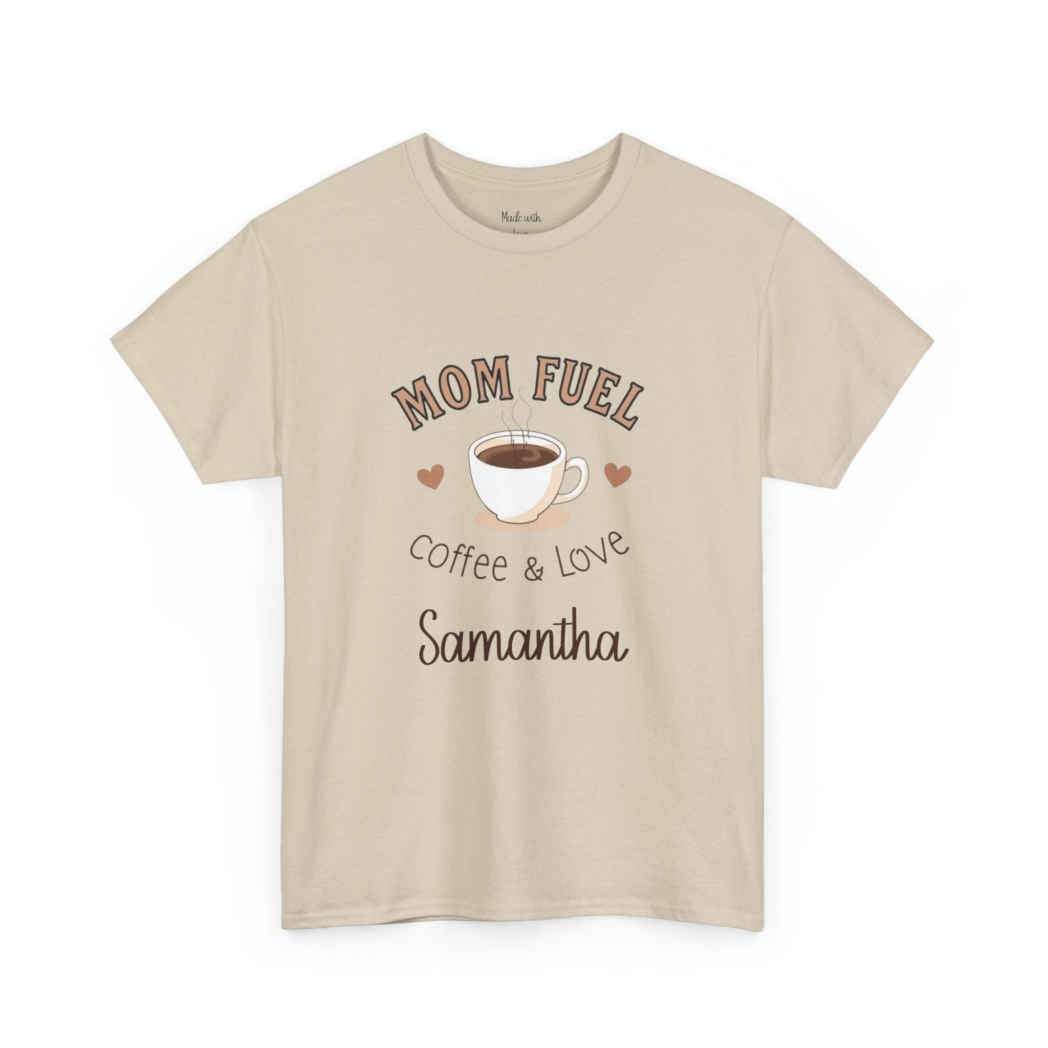 Personalized Mom Fuel t-shirt product photo