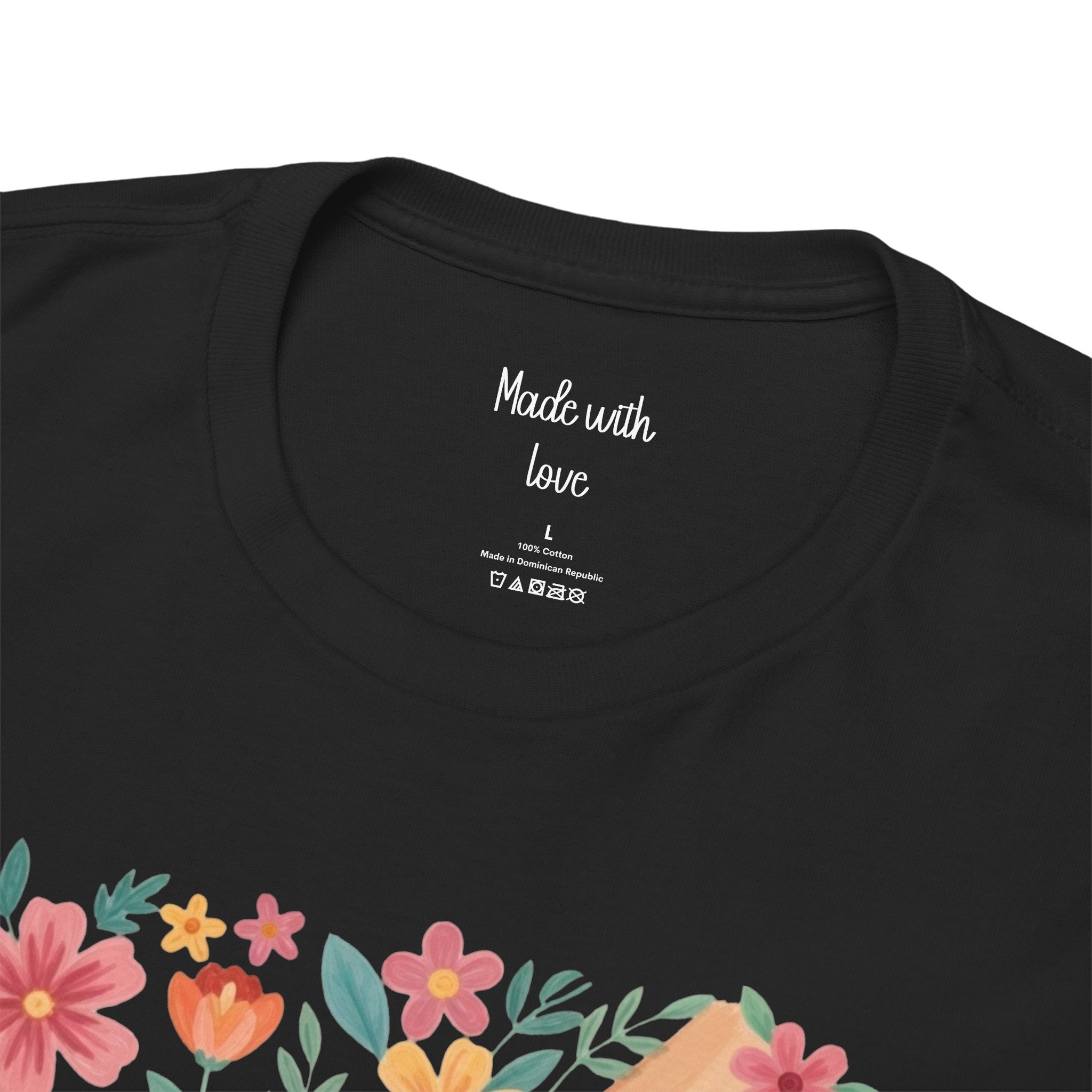 Personalized Family Hands Floral t-shirt product photo