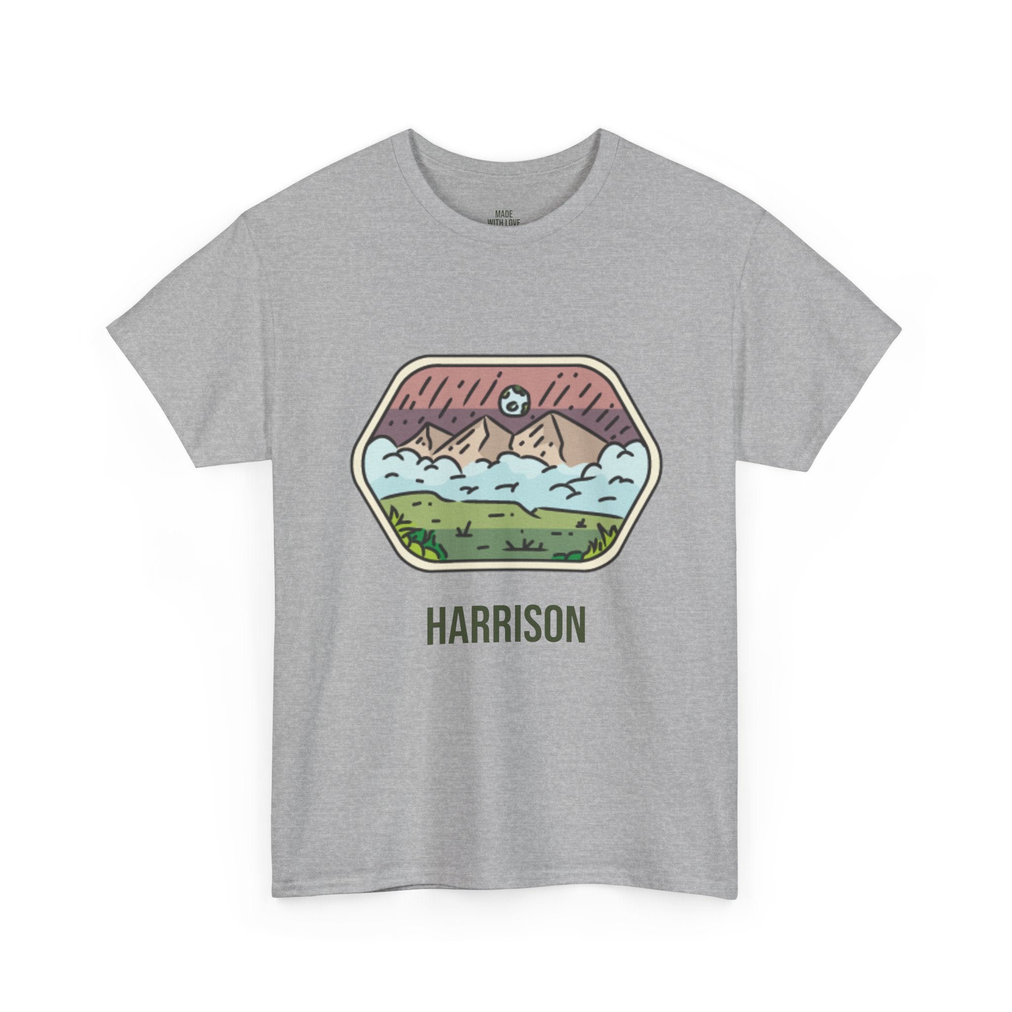 Personalized Moonlit Peaks t-shirt product photo