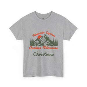 Personalized Mountain Explorer T-Shirt – Outdoor Adventure Tee