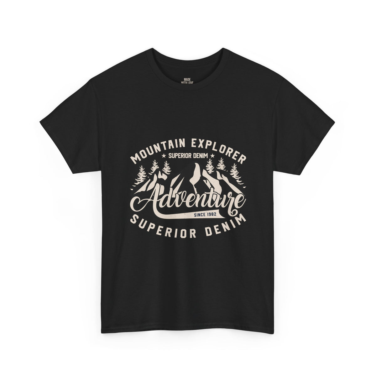 Personalized Mountain Explorer Superior Denim t-shirt product photo
