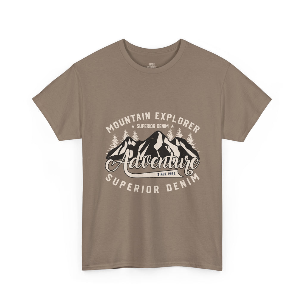 Personalized Mountain Explorer Superior Denim t-shirt product photo