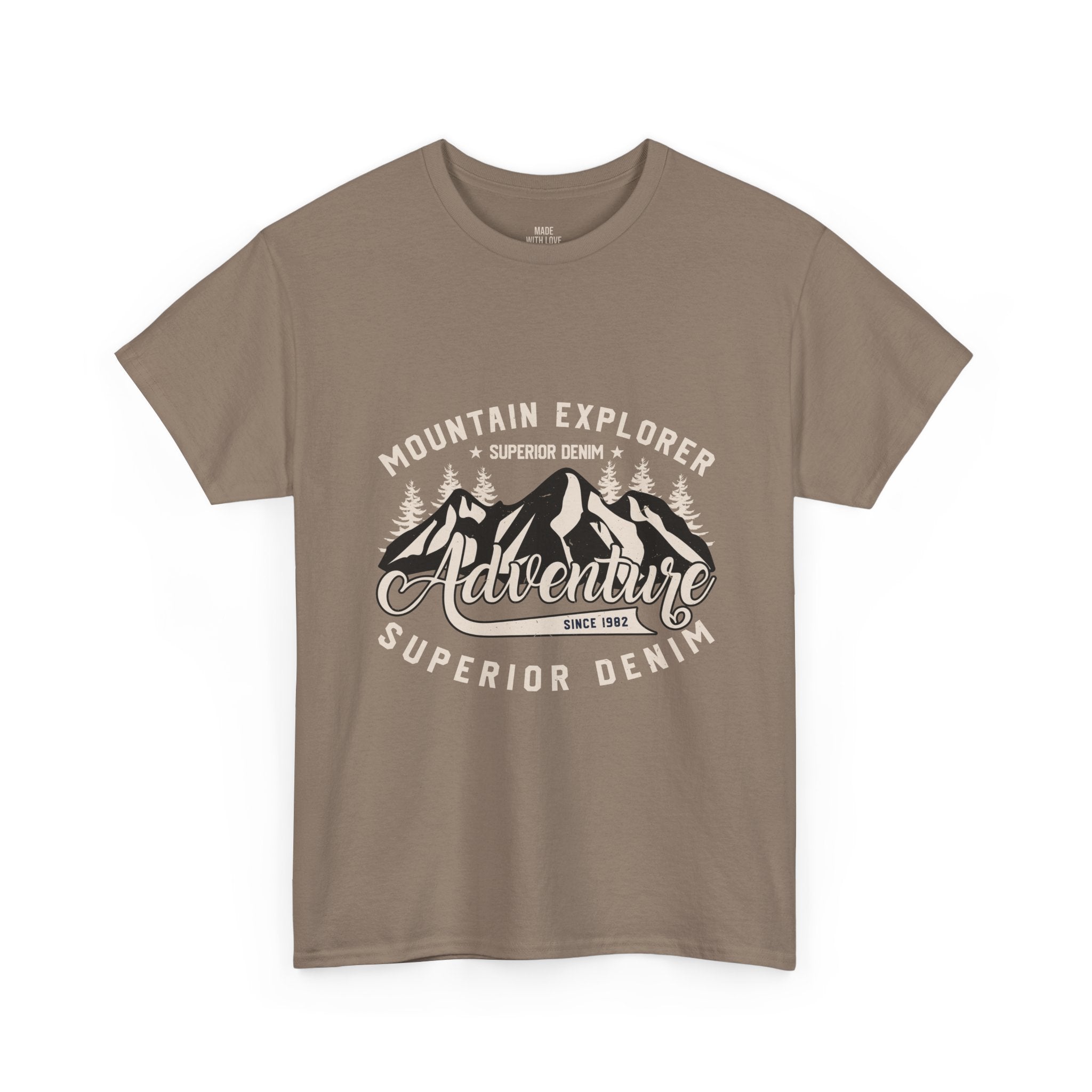 Personalized Mountain Explorer Superior Denim t-shirt product photo