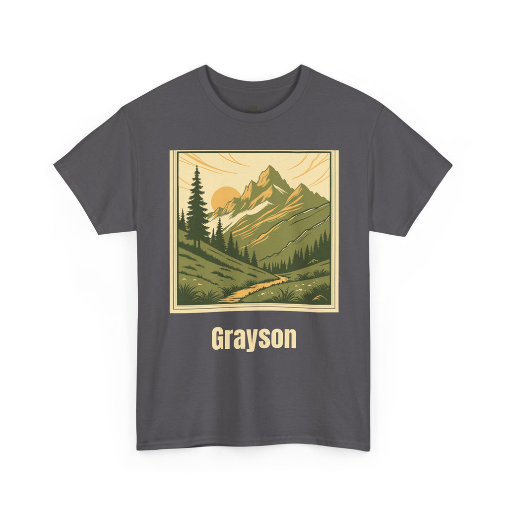 Personalized Mountain Trail t-shirt product photo