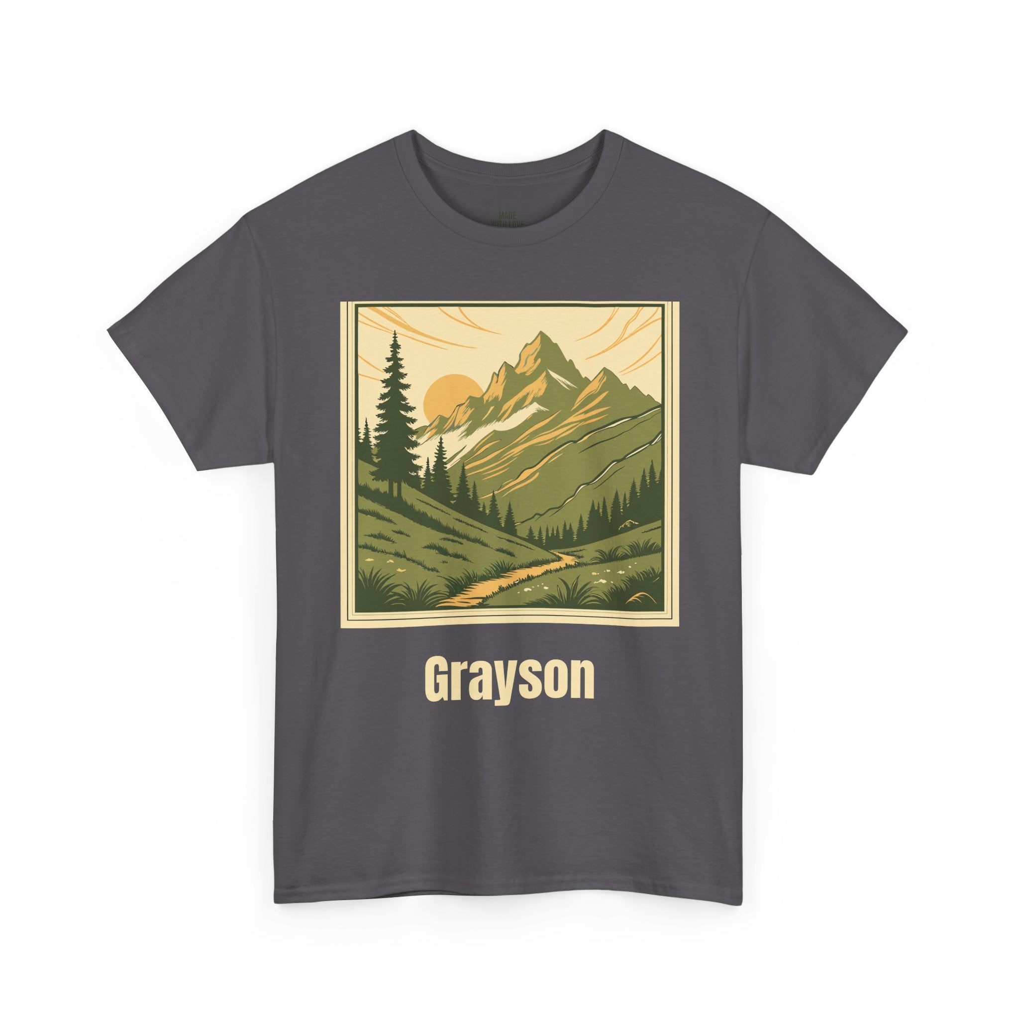 Personalized Mountain Trail t-shirt product photo