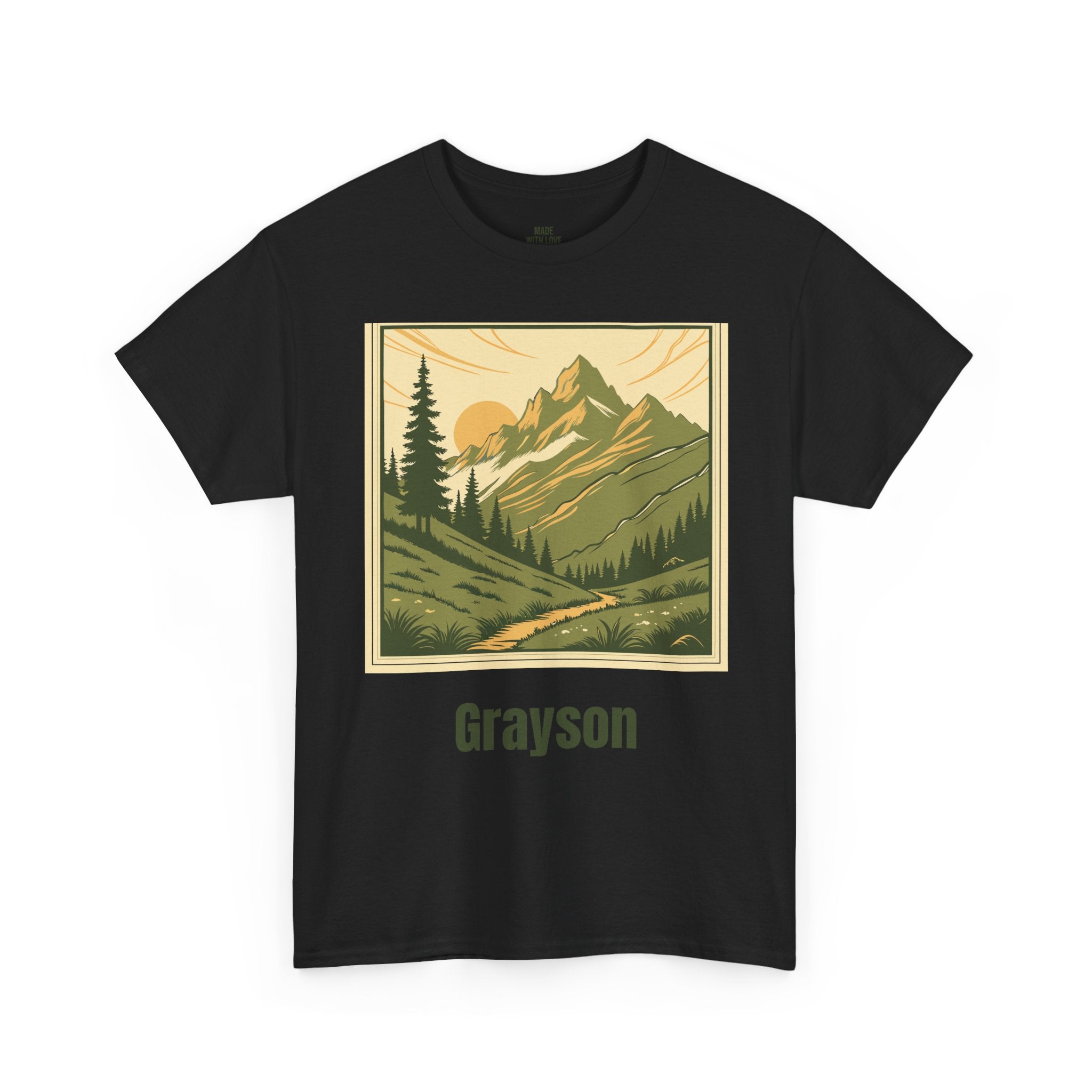 Personalized Mountain Trail t-shirt product photo