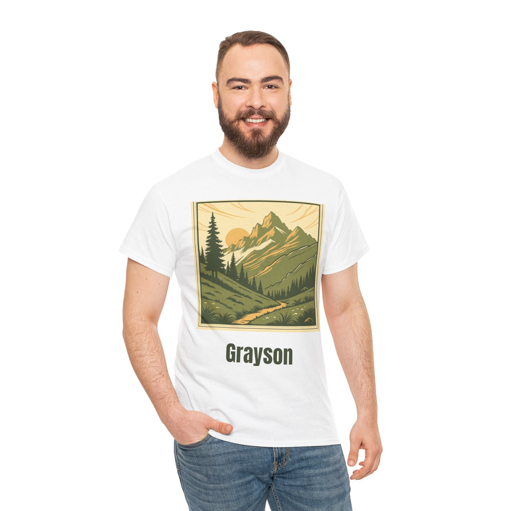 Personalized Mountain Trail t-shirt product photo