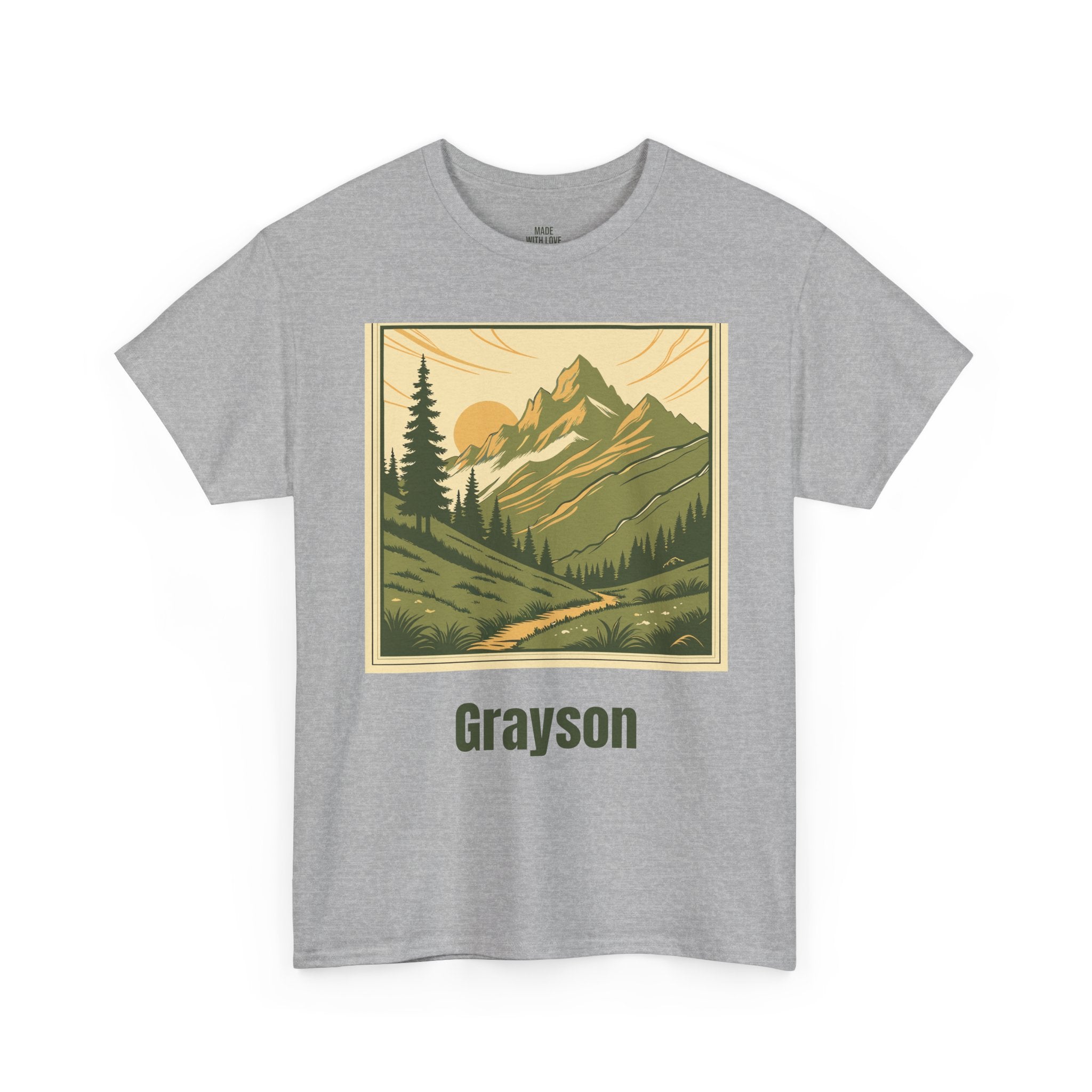 Personalized Mountain Trail t-shirt product photo