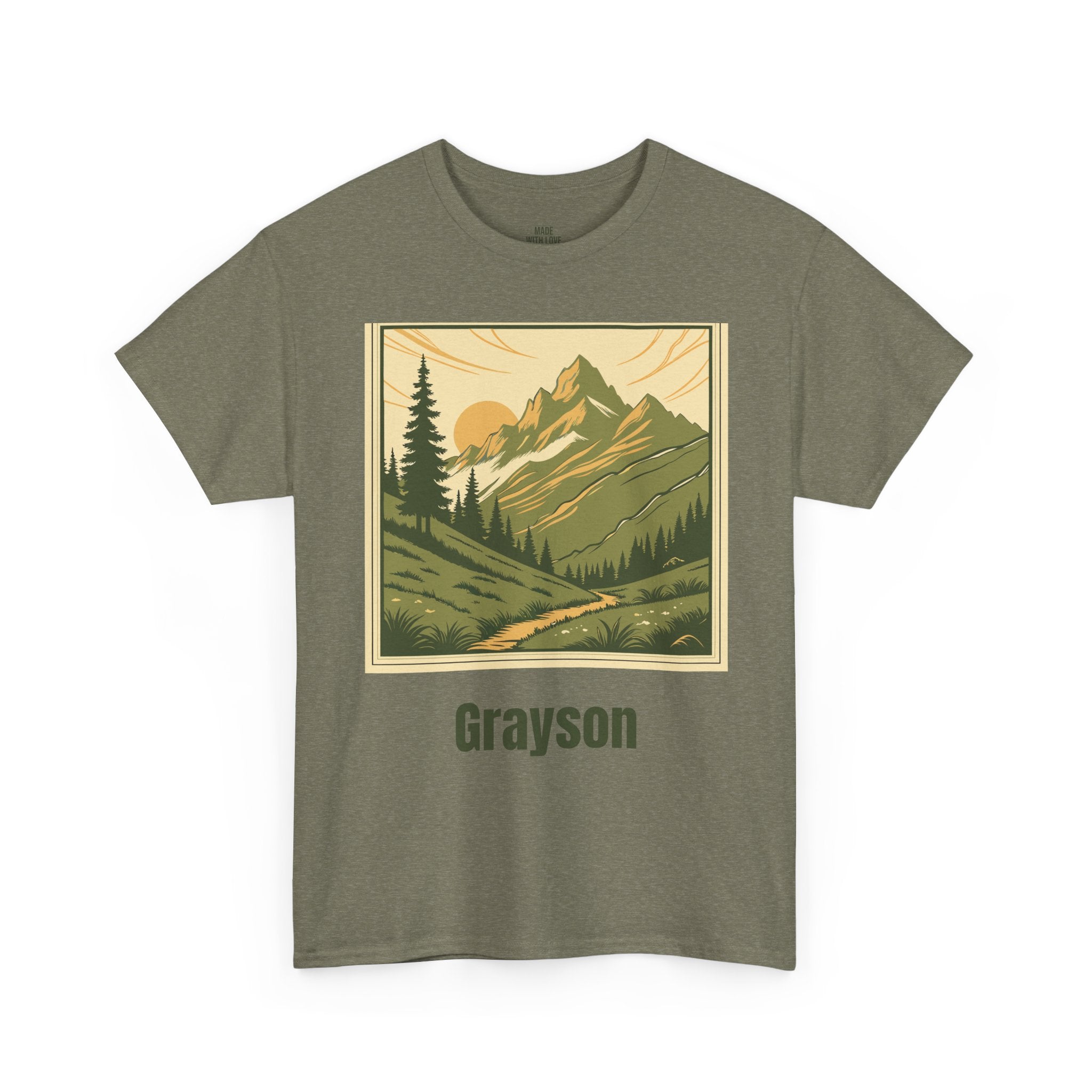 Personalized Mountain Trail t-shirt product photo