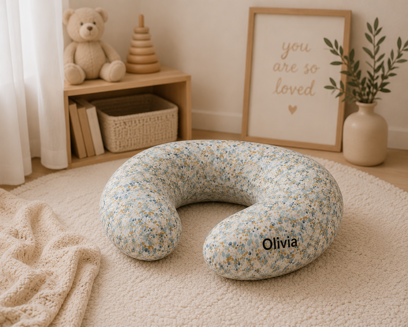 Care guide for the personalized nursing pillow cover