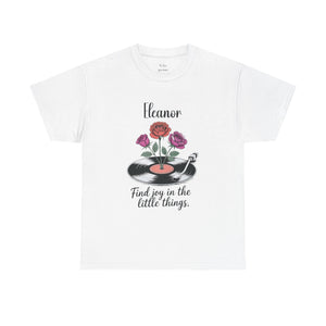 Personalized Find Joy in the Little Things T-Shirt – Vinyl Record Tee