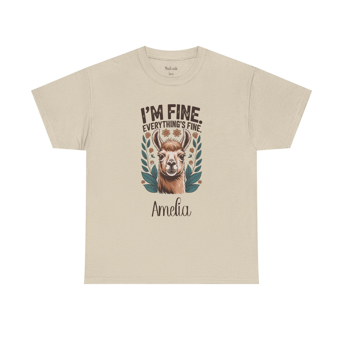 I'm Fine Everything's Fine t-shirt, alternate view