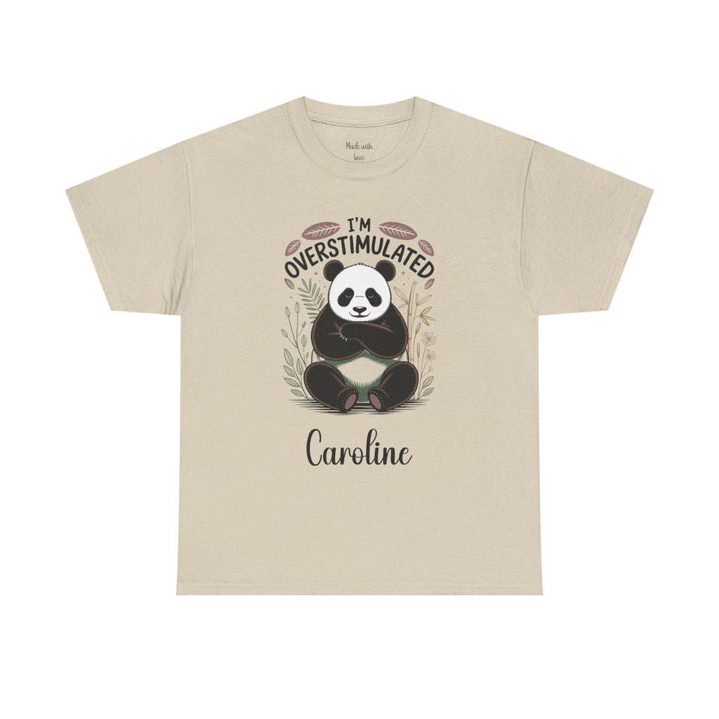 I'm Overstimulated t-shirt, alternate view