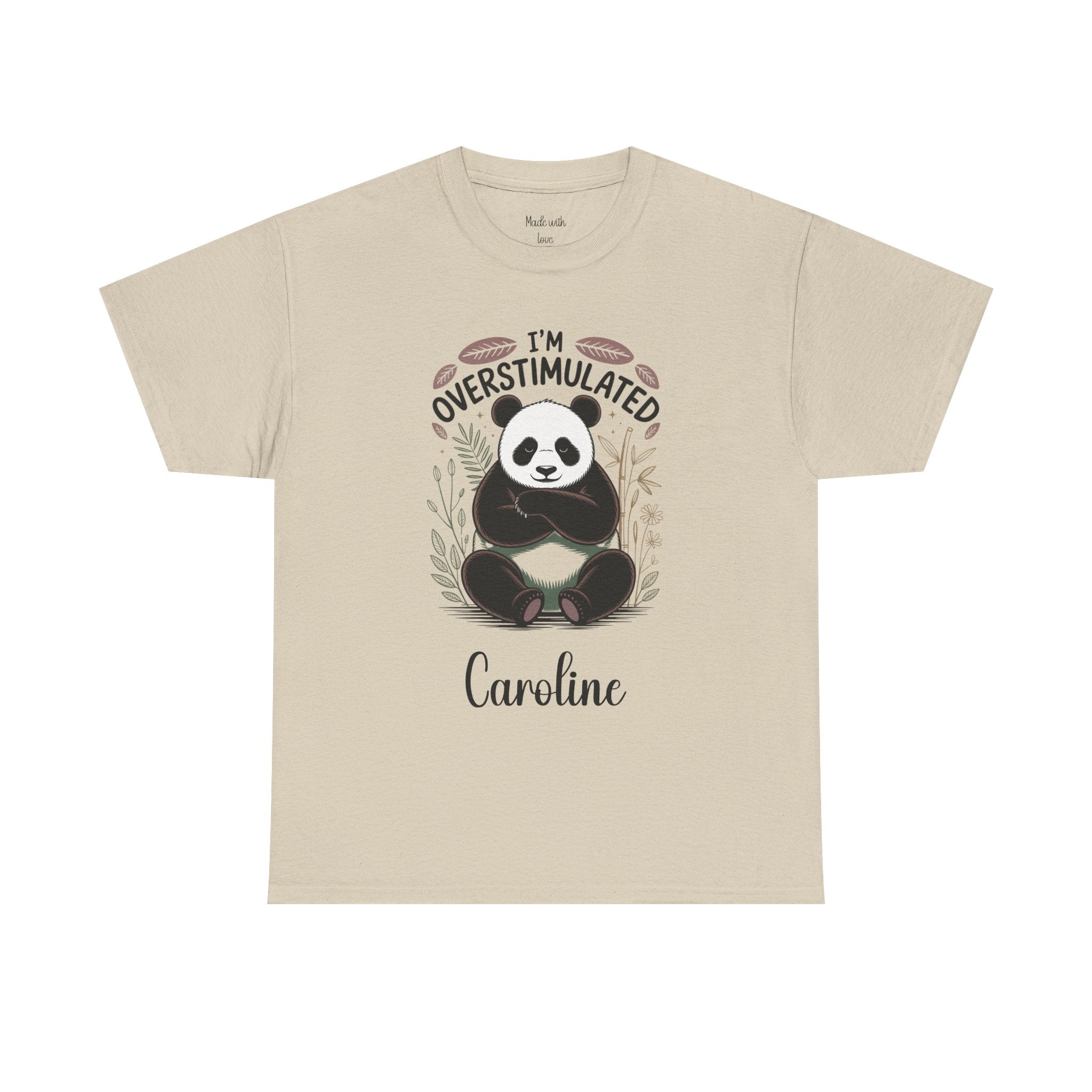 I'm Overstimulated t-shirt, alternate view