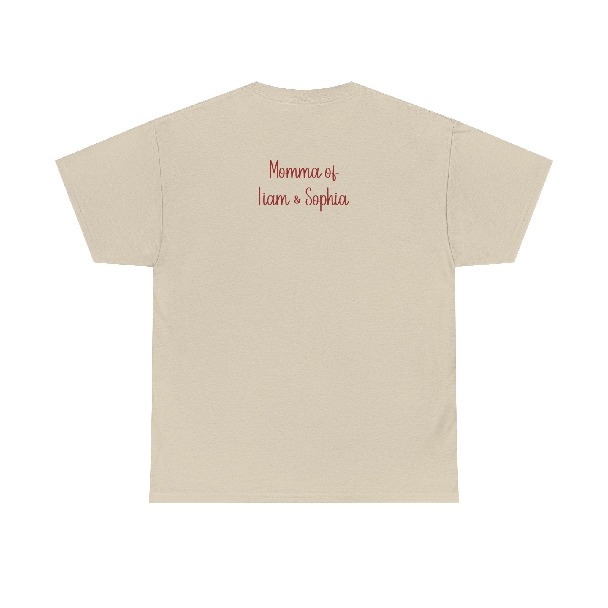 Motherhood t-shirt on a hanger