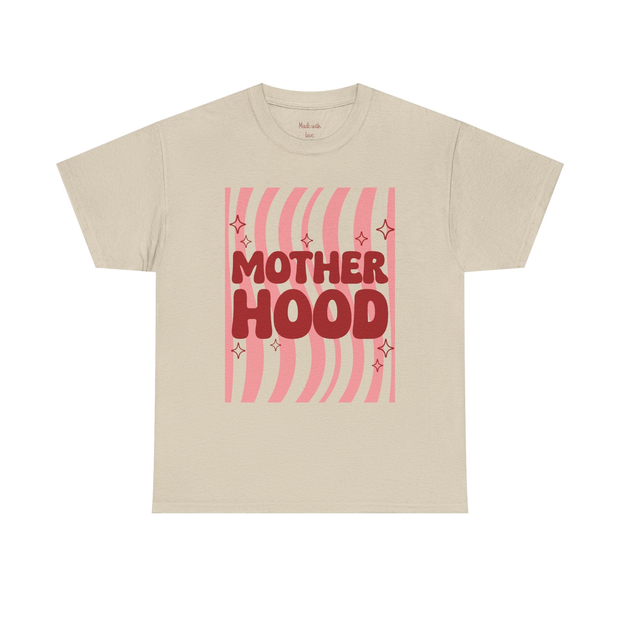 Motherhood t-shirt in a solid color