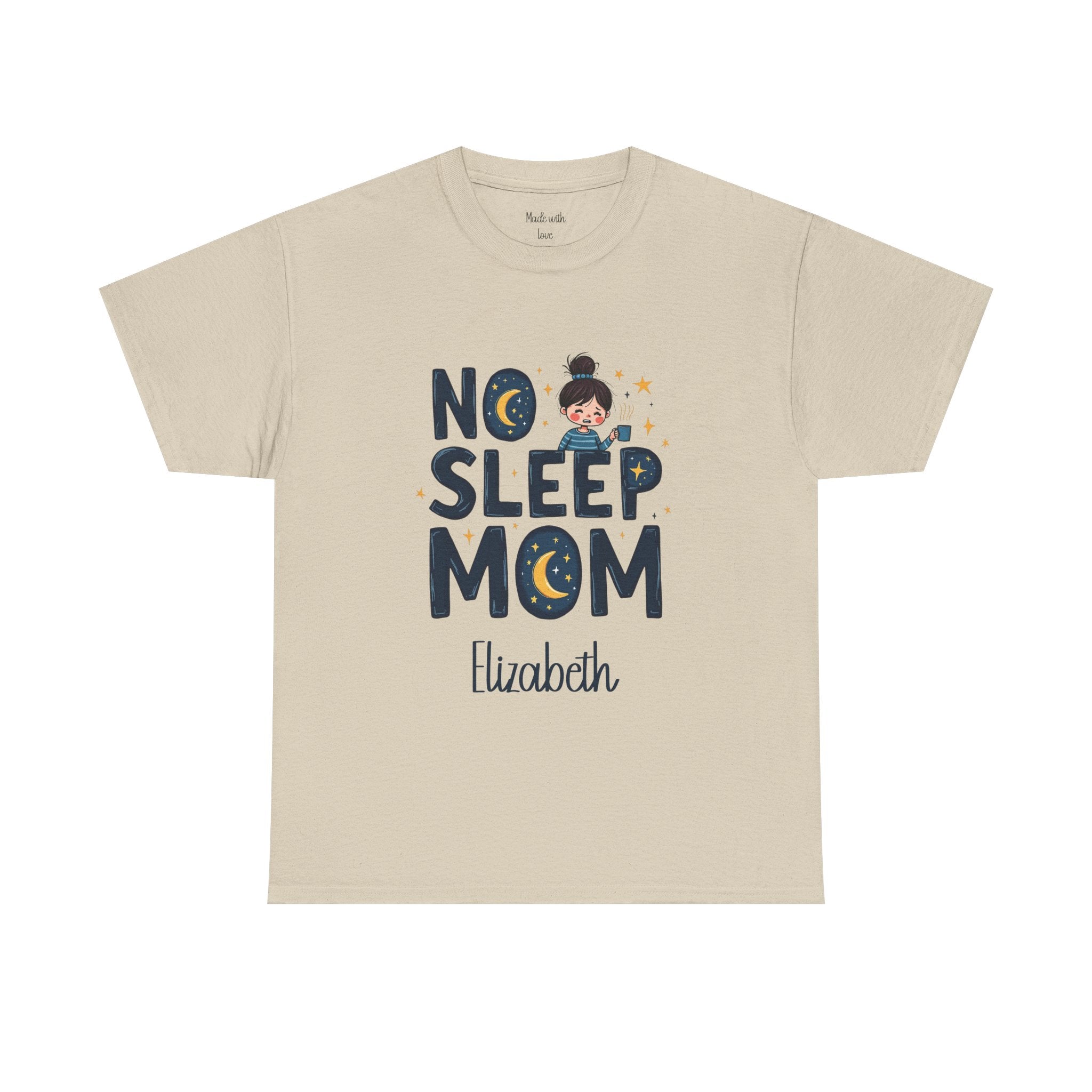 No Sleep Mom t-shirt, alternate view