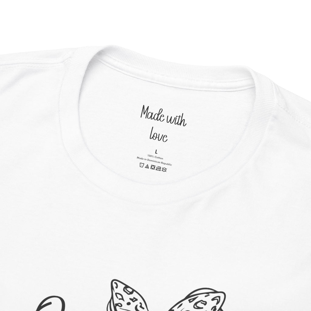 Back view of the t-shirt showing the personalized Messy Bun Club name