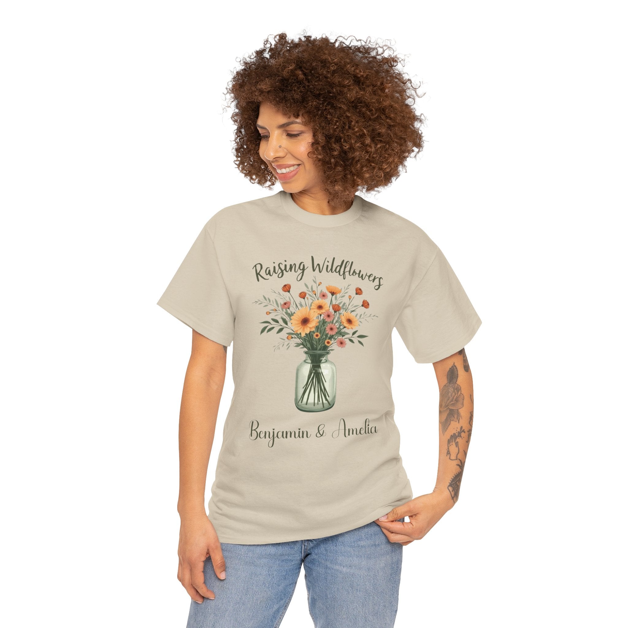 Raising Wildflowers t-shirt in an additional color option
